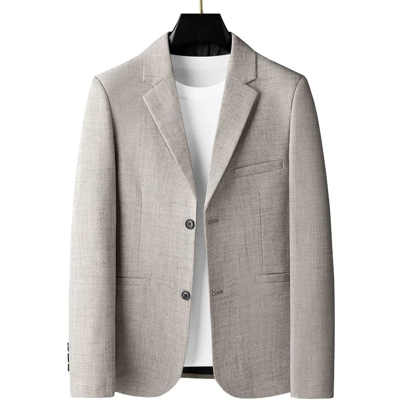 Men Formal Wear For Summer - เสื้อคลุมเบลเซอร์สำหรับผู้ชายเสื้อสูทลำลองสำหรับธุรกิจเสื้อคลุมเบลเซอร์เข้ารูปเสื้อแจ็คเก็ตเสื้อผ้า4XL ใหม่ฤดูใบไม้ผลิ