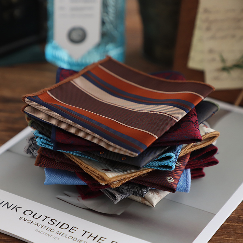 Men'S Vintage Formal Wear - Vintage ผู้ชายสวมใส่อย่างเป็นทางการชุดสุภาพบุรุษผ้าเช็ดตัวจัดเลี้ยงงานแต่งงานผ้าเช็ดหน้าขนาดเล็กผ้าเช็ดตัวของขวัญอเนกประสงค์