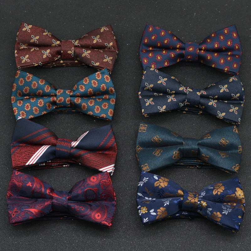 Men Formal Wear Dress - โบว์ไทผู้ชายสำหรับงานแต่งงาน แบบคู่ สำหรับเจ้าบ่าวและเพื่อนเจ้าบ่าว สไตล์วินเทจ ชุดทางการ เสื้อเชิ้ตลายทางสำหรับงานธุรกิจ