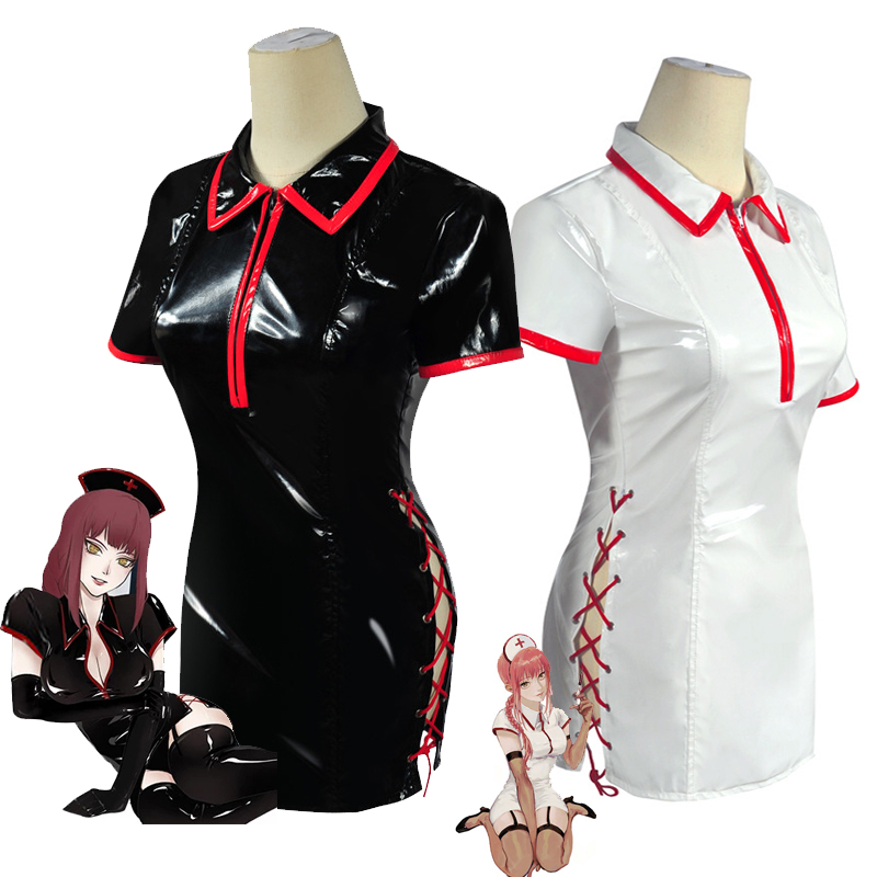 Men Formal Wear Set - อะนิเมะ Chainsaw Man ชุดคอสเพลย์ผู้หญิง Makima Power