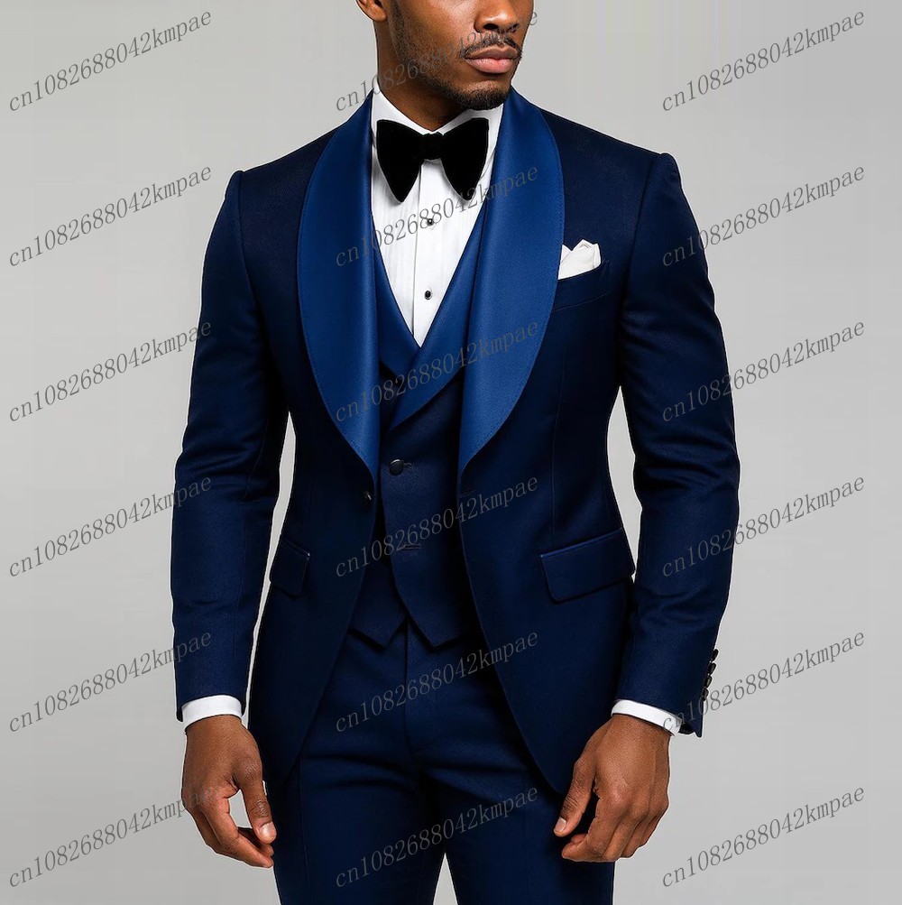 ชุดสูทผู้ชายสีน้ำเงินกรมท่าแบบ - Young Men Formal Wear บทวิจารณ์และราคา