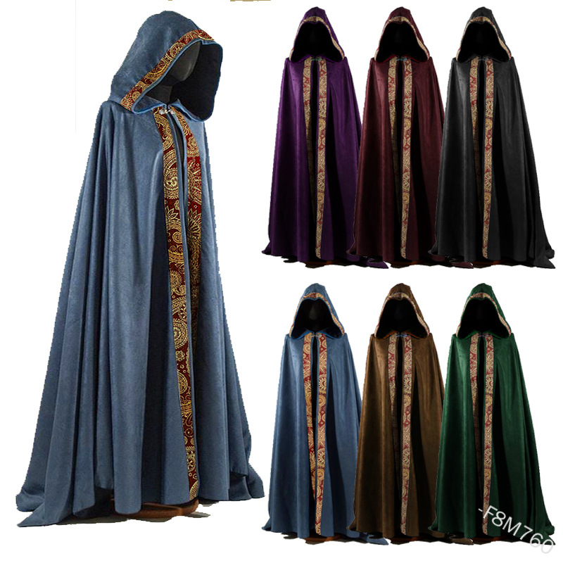 เสื้อคลุมคอสเพลย์ฮาโลวีนยุคกลา - Men Formal Wear Coat บทวิจารณ์และราคา