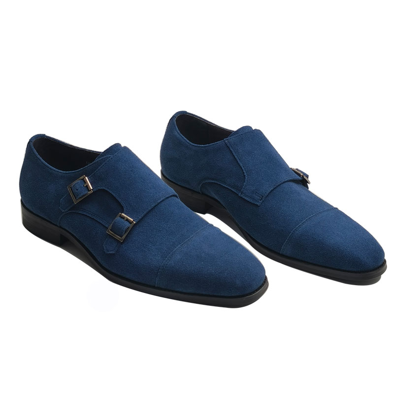 รองเท้าหนังผู้ชายสีน้ำเงินแฟชั - Formal Upper Wear Men บทวิจารณ์และราคา