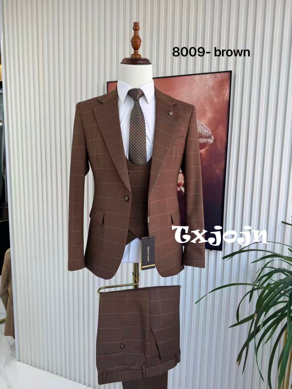 ชุดสูทผู้ชายลายสก็อต 3 ชิ้น เส - Men'S Formal Wear For Office บทวิจารณ์และราคา