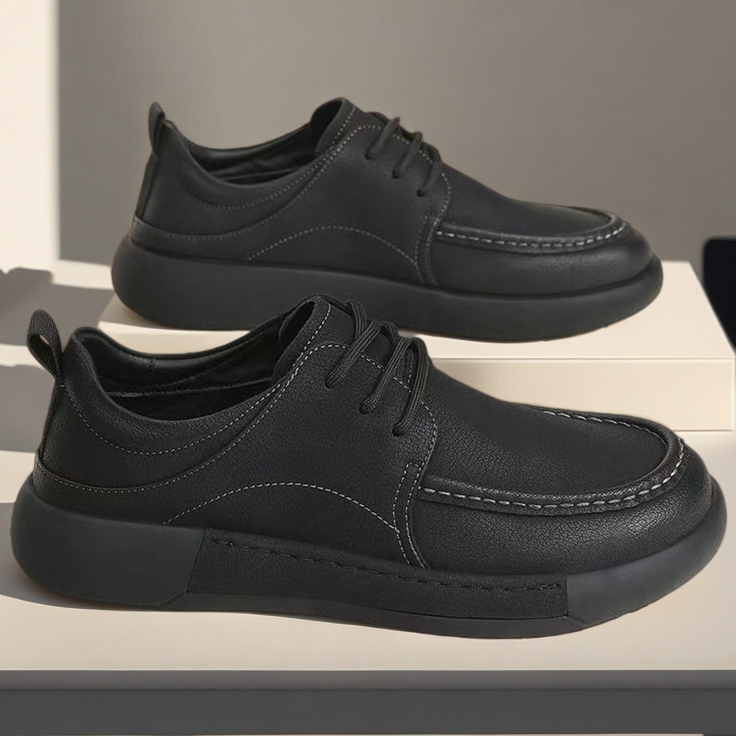 รองเท้าธุรกิจผู้ชายทรงกว้าง หน - Formal Upper Wear Men บทวิจารณ์และราคา