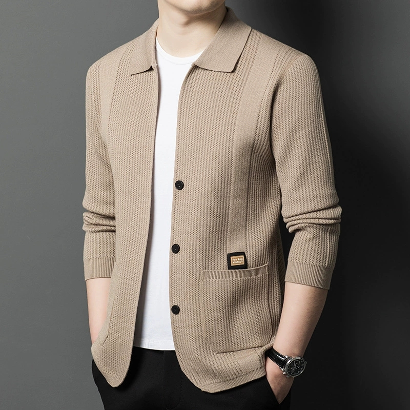 เสื้อคาร์ดิแกนถักคุณภาพสูงสำหร - Men Formal Wear Coat บทวิจารณ์และราคา