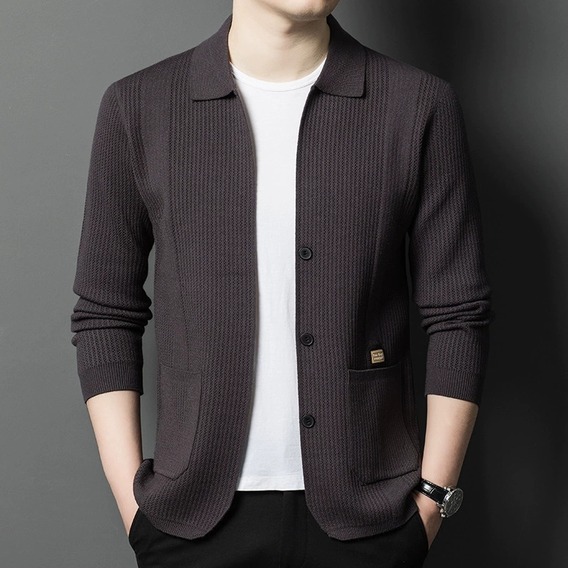 เสื้อคาร์ดิแกนถักคุณภาพสูงสำหร - Men Formal Wear Coat บทวิจารณ์และราคา