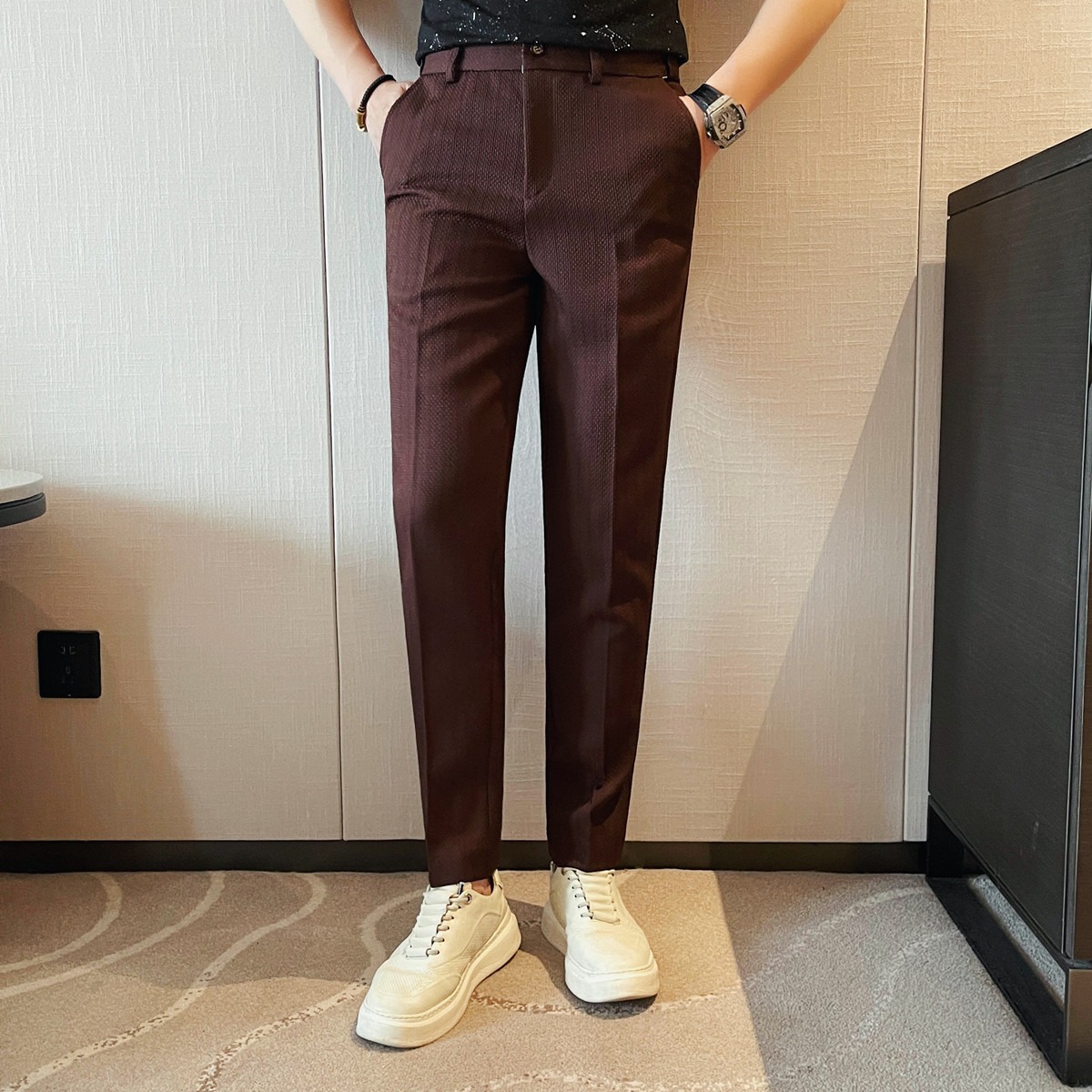 2025 ฤดูใบไม้ผลิฤดูร้อนใหม่ผู้ - Men Formal Wear Set บทวิจารณ์และราคา