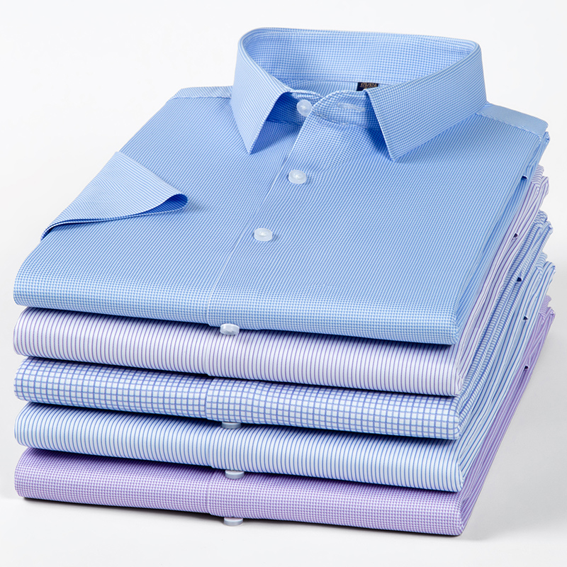 เสื้อเชิ้ตผู้ชายแขนสั้นระบายอา - Men Formal Wear Shop บทวิจารณ์และราคา