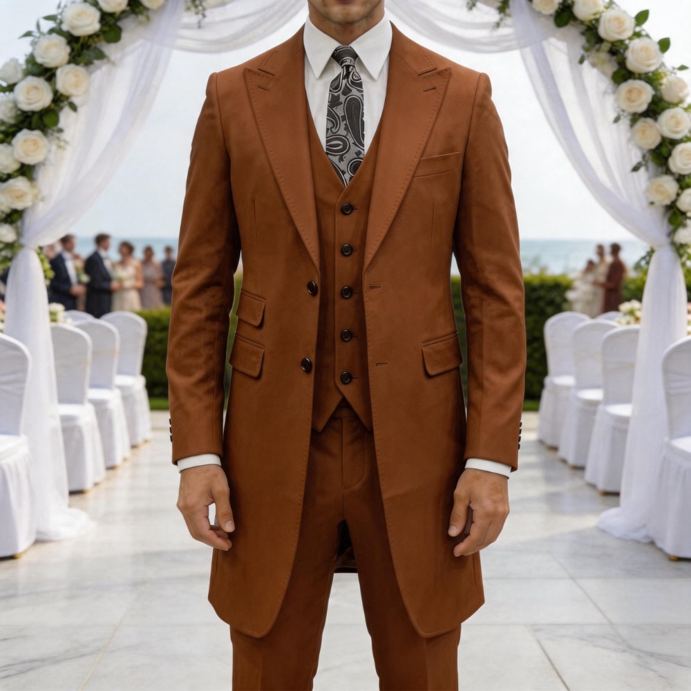 ชุดสูทผู้ชายทรงเข้ารูป 3 ชิ้น  - Men Formal Wear For Summer บทวิจารณ์และราคา