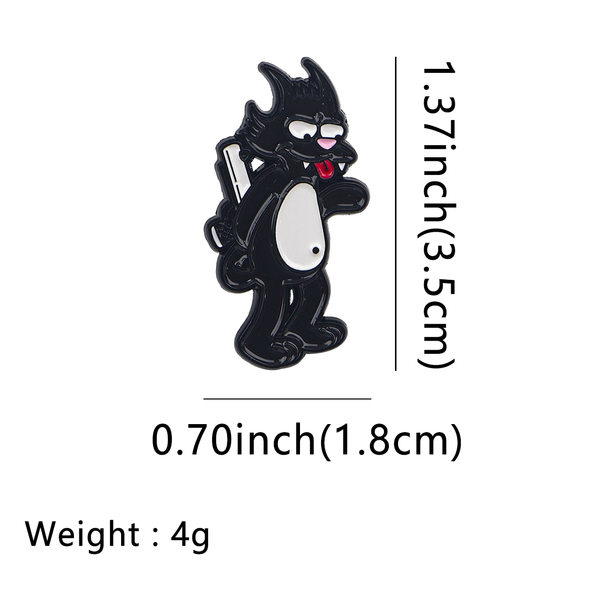 เข็มกลัดเคลือบอ่อนรูปการ์ตูนตล - Tuxedo Lapel Pin บทวิจารณ์และราคา