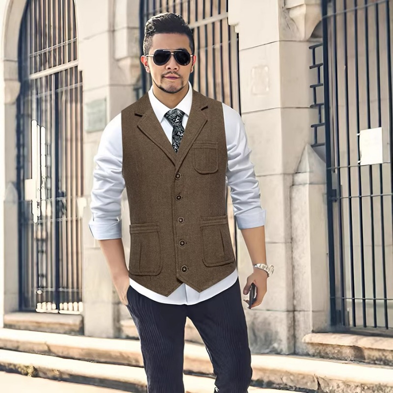 เสื้อกั๊กสูทผู้ชายลายเฮอร์ริงโ - Men'S Vintage Formal Wear บทวิจารณ์และราคา