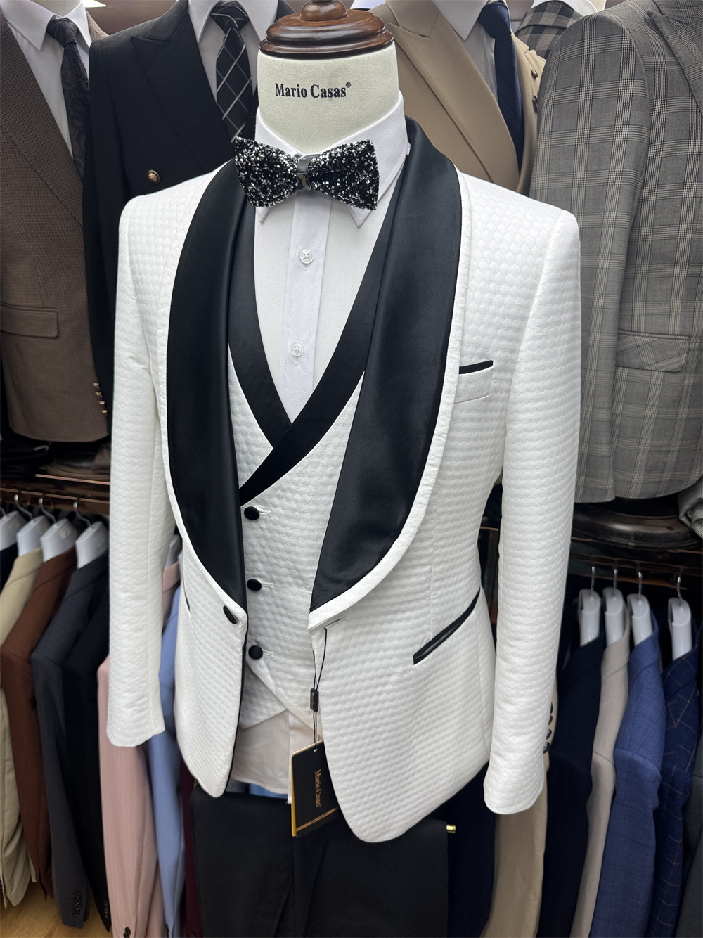 ใหม่มาถึงชายผู้ใหญ่ชุดลวดลาย 3 - Men Formal Wear Shop บทวิจารณ์และราคา