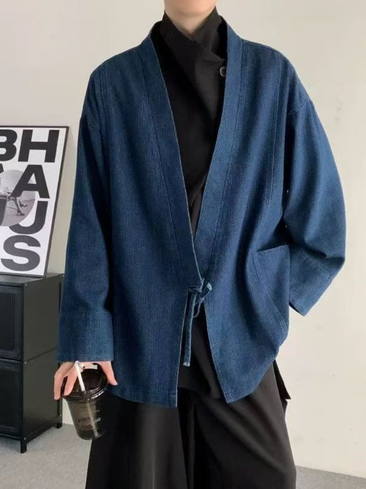 เสื้อโค้ทยีนส์สไตล์วินเทจญี่ปุ - Men Formal Wear Coat บทวิจารณ์และราคา