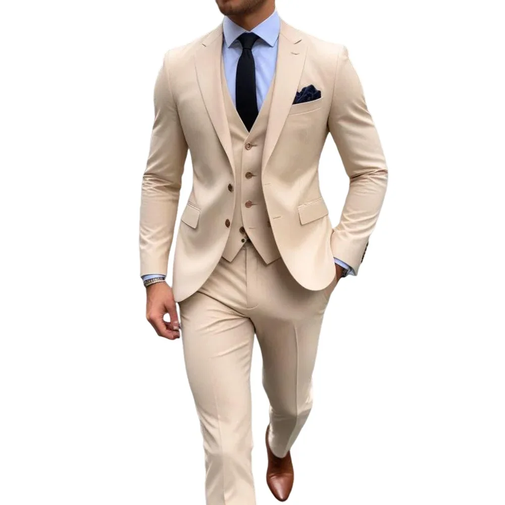 ชุดสูทผู้ชาย 3 ชิ้น รุ่น Khaik - Men Formal Wear Shop บทวิจารณ์และราคา