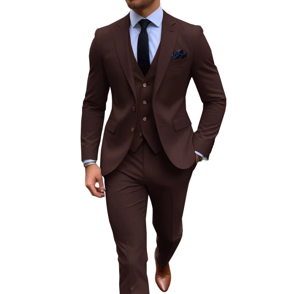 ชุดสูทผู้ชาย 3 ชิ้น รุ่น Khaik - Men Formal Wear Shop บทวิจารณ์และราคา
