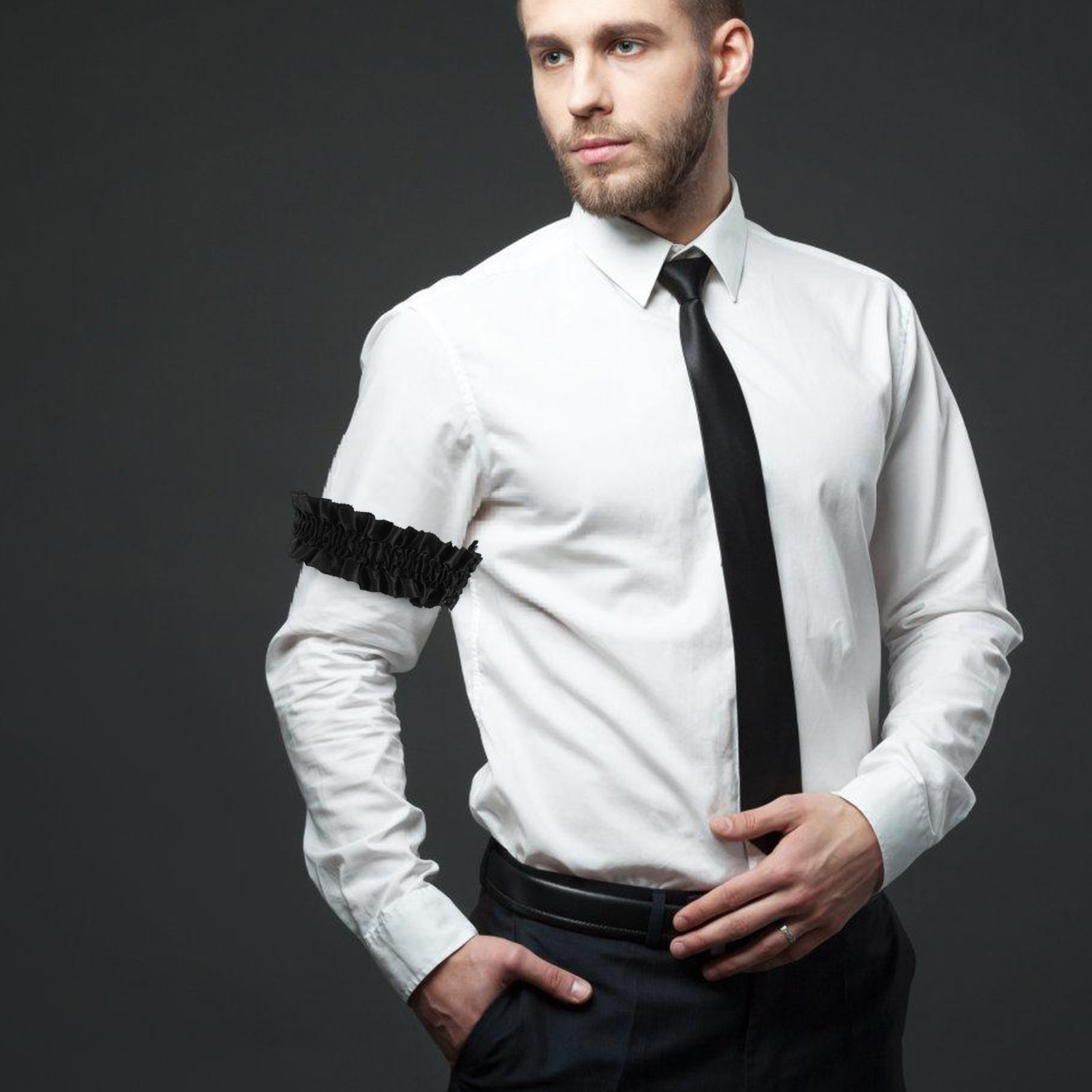 สายรัดแขนเสื้อผู้ชาย 3 คู่ ทำจ - Formal Upper Wear Men บทวิจารณ์และราคา