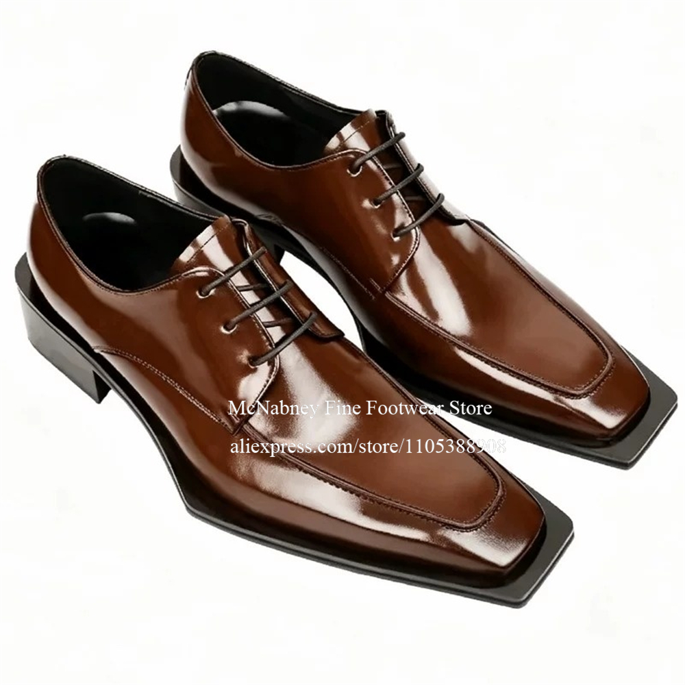 รองเท้าหนังแบบมีปุ่มสตั๊ด  แบบ - Men Formal Wear Dress บทวิจารณ์และราคา