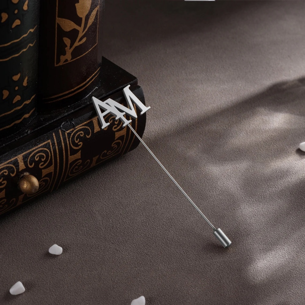 เข็มกลัดอักษรย่อแบบกำหนดเองสำห - Tuxedo Lapel Pin บทวิจารณ์และราคา