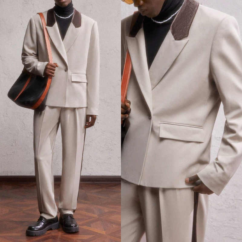 ชุดสูทผู้ชายแบบเรียบง่าย 2 ชิ้ - Men Formal Wear Shop บทวิจารณ์และราคา