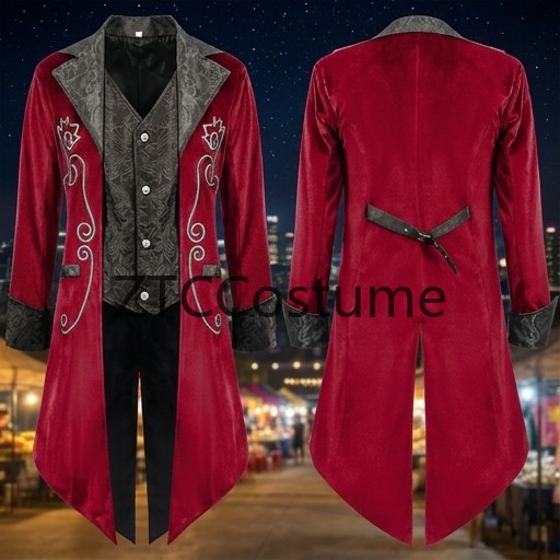 สตีมพังค์ วิคตอเรียน เท일โค้ท ค - Men'S Medieval Formal Wear บทวิจารณ์และราคา