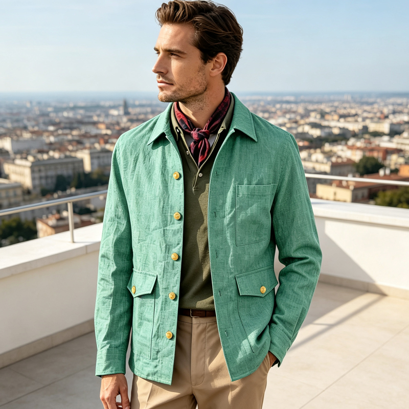 เสื้อแจ็คเก็ตผ้าลินินผู้ชายสไต - Men'S Formal Wear For Office บทวิจารณ์และราคา