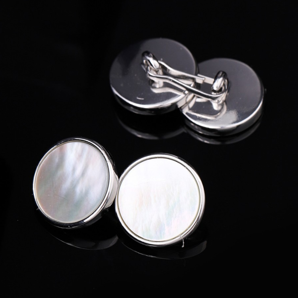 กระดุมข้อมือเปลือกหอยธรรมชาติร - High End Men'S Formal Wear บทวิจารณ์และราคา